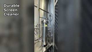 เครื่องทำความสะอาดหน้าจออัตโนมัติ โครงสแตนเลสทนทาน