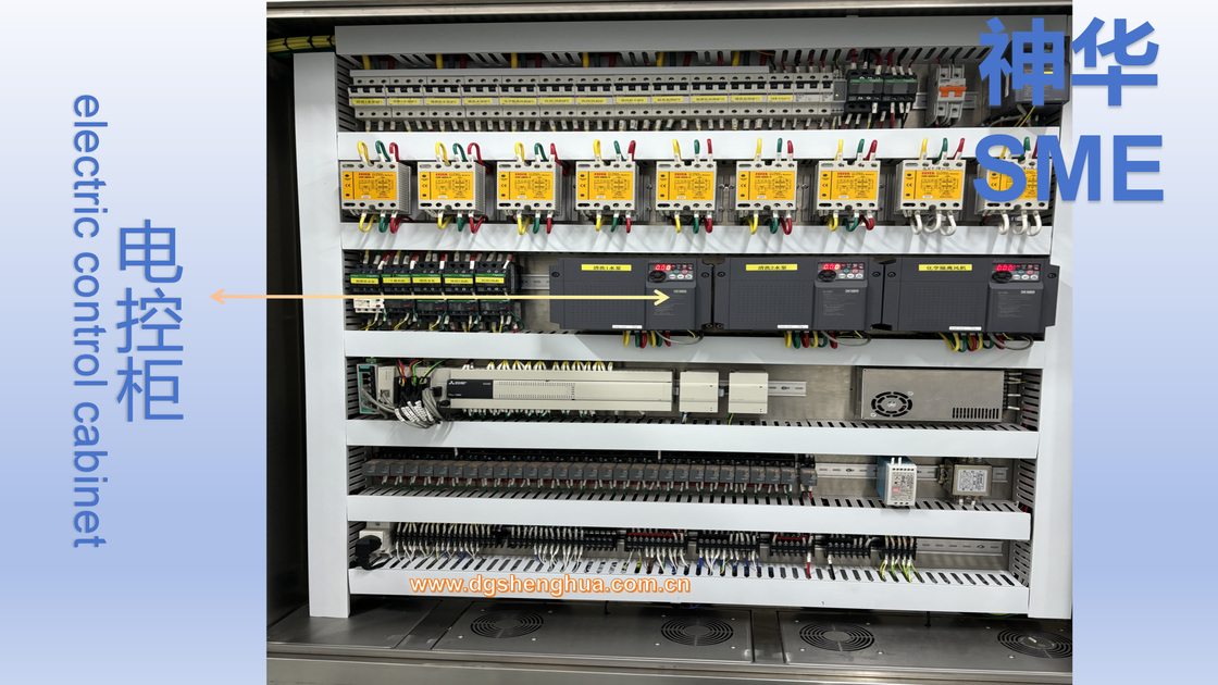 SUS304 สแตนเลสเฟรมสเปรย์ล้างมินิ LED และไมโครไฟ LED PCB ฟลักซ์พร้อมระบบทำความสะอาดในสาย