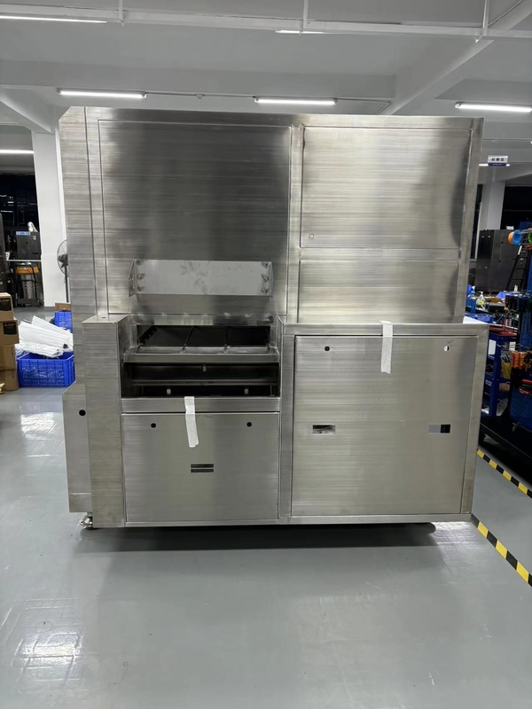 เครื่องทําความสะอาด PCBA ที่ได้รับการรับรองจาก CE ด้วยวิธีการฉีด และความกว้างของคอนเวียร์ 600 มม