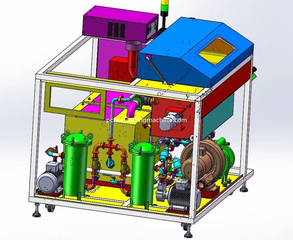 Wash Basket Size φ1500mm Clean Liquid Spray from 3 Spray Rods Upper Lower Front Side Cleaning Basket Rotates During Cleaning Dry Time 5 to 15min