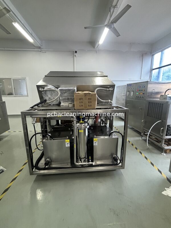 PLC Automatic Control 2.1000mm diameter big round cleaning basket can clean 20-40 pcs fixtures at one time automatic machine type