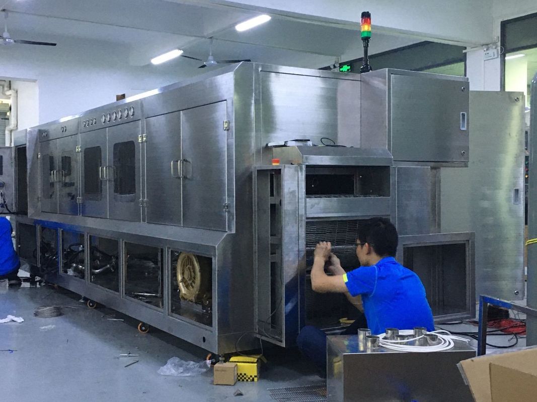 เครื่องฉีดทำความสะอาดบรรจุภัณฑ์เซมิคอนดักเตอร์พร้อมแท่งสเปรย์ 28 ชิ้นและโมดูลาร์ล้างแบบยาว