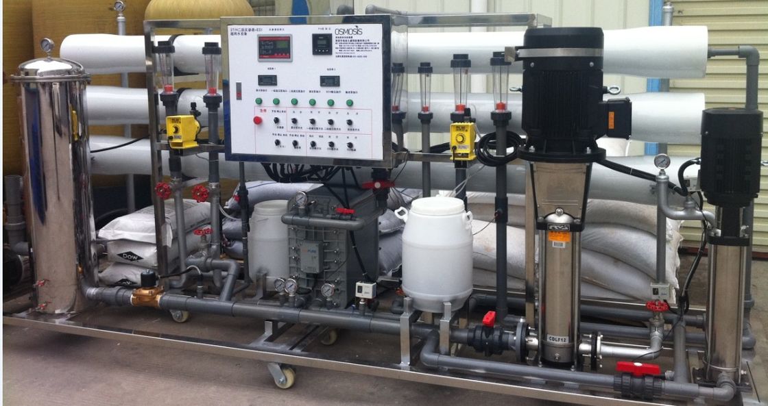 EDI Deionized Water Machine 1000L DI เครื่องทำน้ำระบบ Reverse Osmosis สำหรับล้าง PCBA