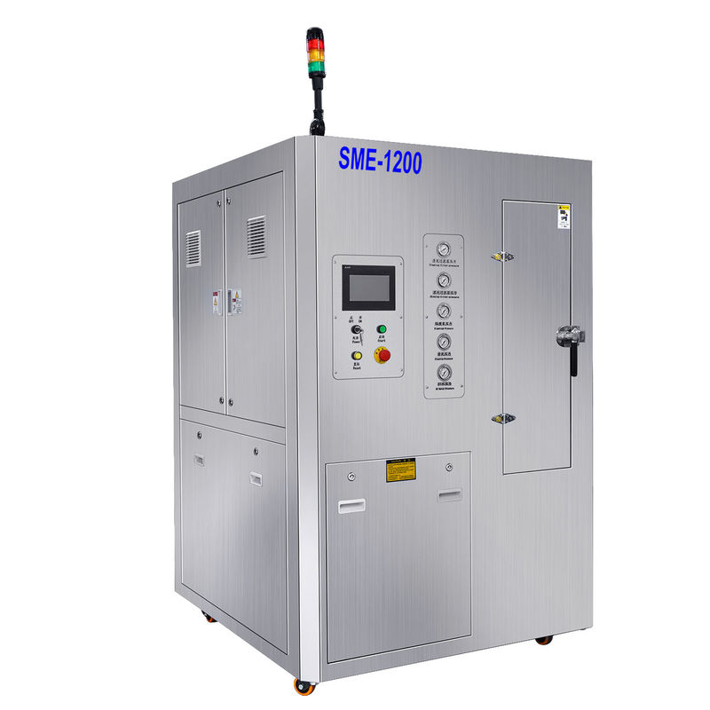 1200*750 MM ขนาดใหญ่ STENCIL AQUEOUS CLEANING MACHINE PLC CONTROL SPRAY CLEANING MACHINE