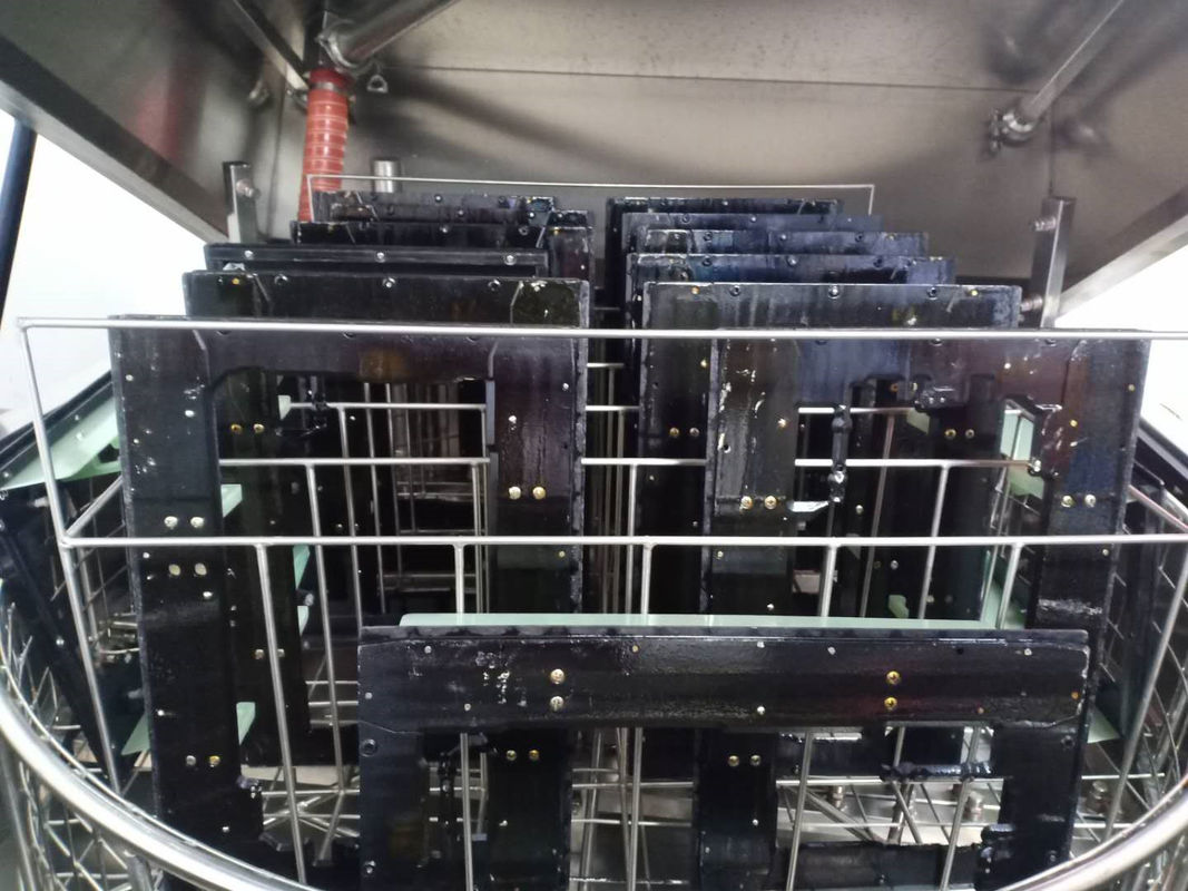 SMT Pallet Flux Spray Cleaning Machine PLC ควบคุมของเหลวล้างน้ำล้างเครื่องเป่าลมร้อน
