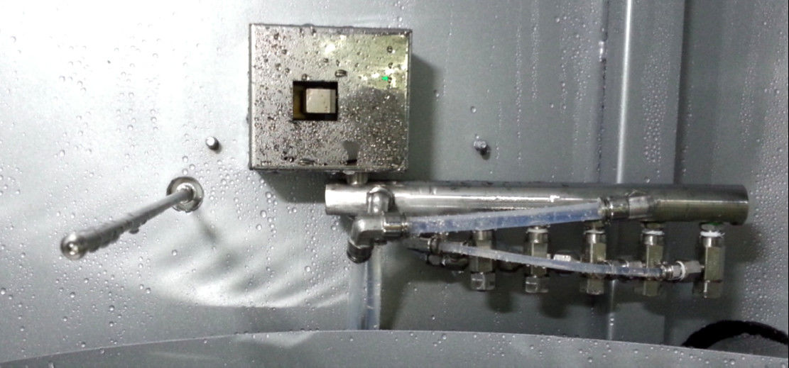 เลนส์กล้อง Micro Dusts เครื่องทำความสะอาดเซมิคอนดักเตอร์ Di Water 2-Fluid Spray Cleaning Machine