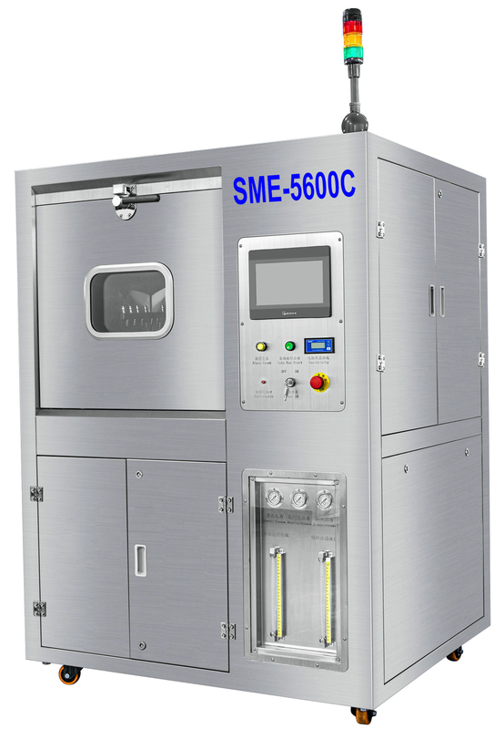 560 * 610 มม. เครื่องทำความสะอาดอัตโนมัติ Pcba ตะกร้าล้างสองชั้นพร้อมจำนวนและหลายรายการ